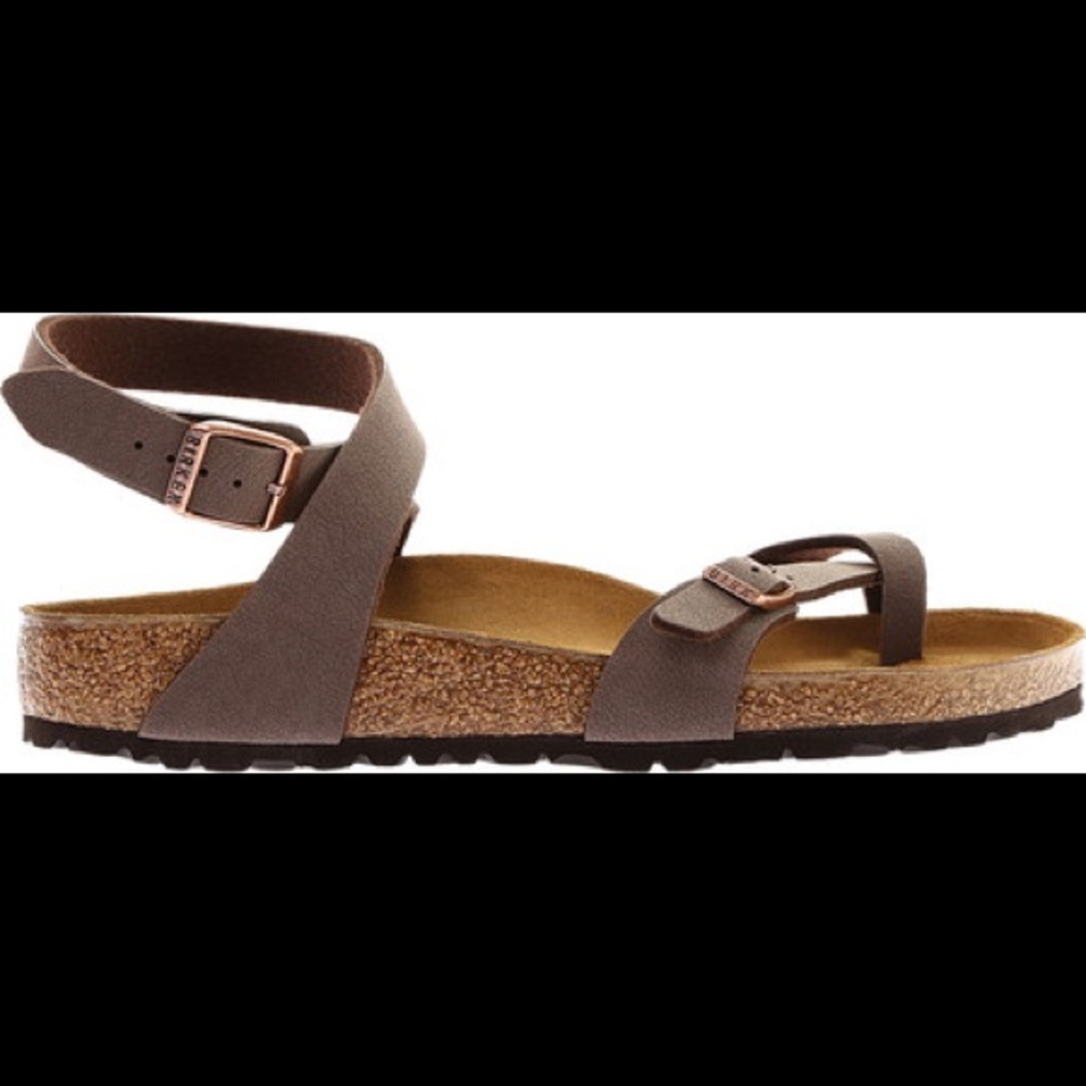 Birkenstock Yara Toe Loop Sandal in Mocha Birkibuc
